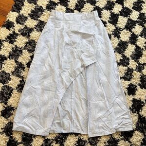 Maurie & Eve striped high low skirt